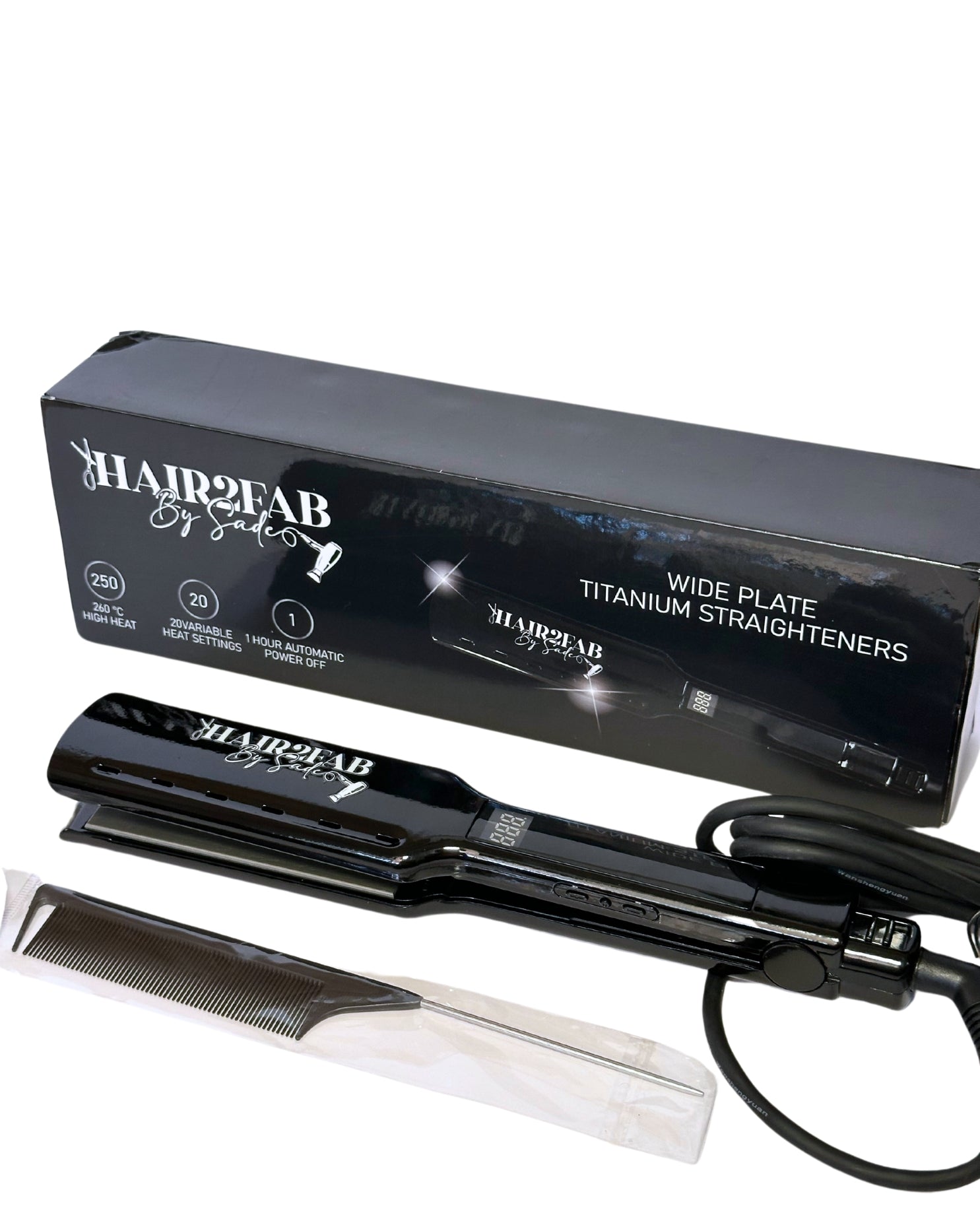 Hair 2 Fab Flat Iron 1.5"